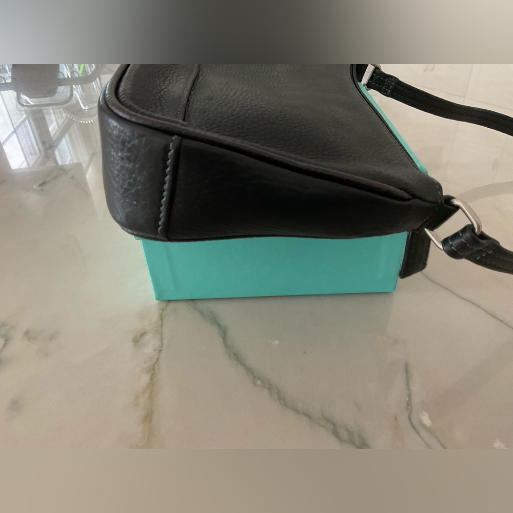 Tignanello Black leather small shoulder purse - Picture 6 of 12